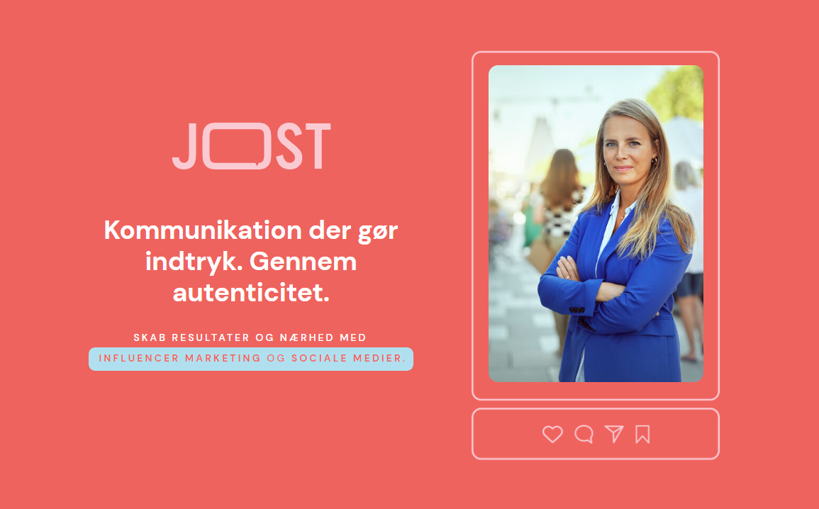 Signe Jost JOST - din influencer og sociale medier ekspert